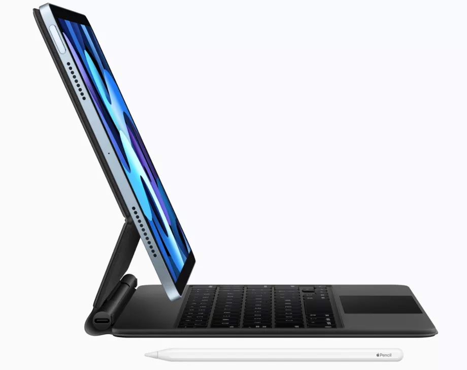 Nový iPad Air podporuje klávesnicu Apple Magic Keyboard, aj stylus Apple Pencil (2. generáciu)